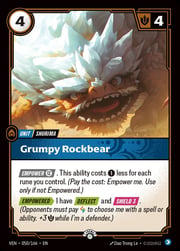 Grumpy Rockbear · Nexus Night Promo 050