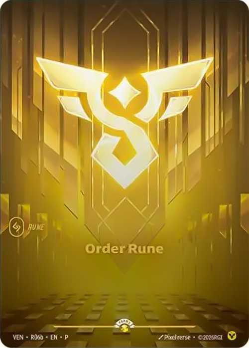 Order Rune Card Front