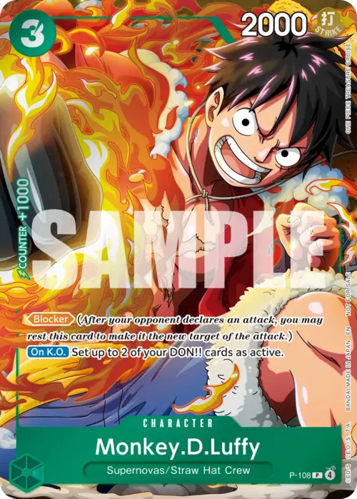 Monkey.D.Luffy (P-108)