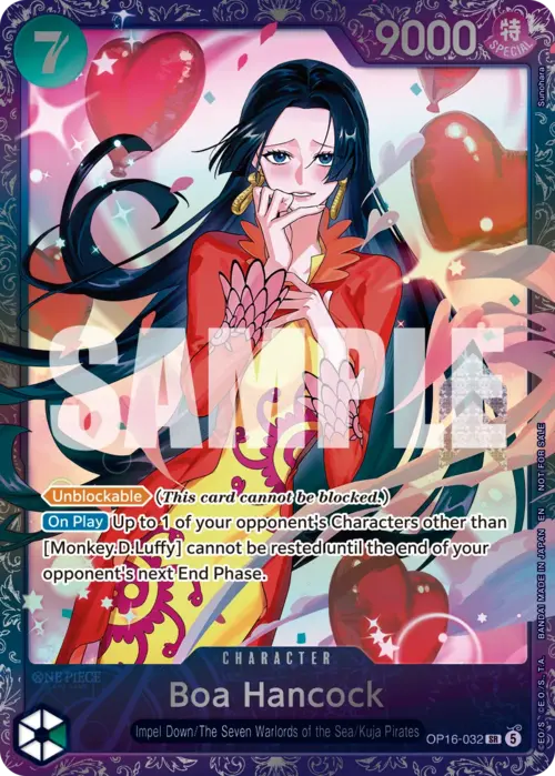 Boa Hancock Card Front