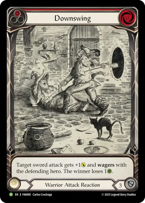 Downswing Card Front
