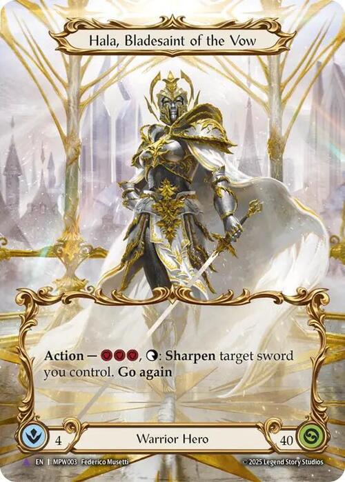 Hala, Bladesaint of the Vow Card Front