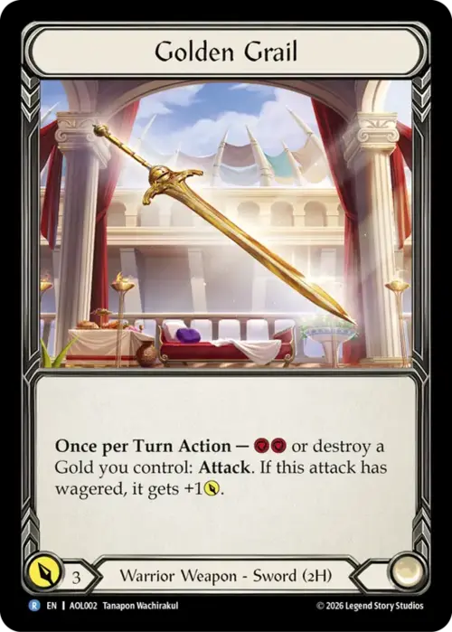 Golden Grail Card Front