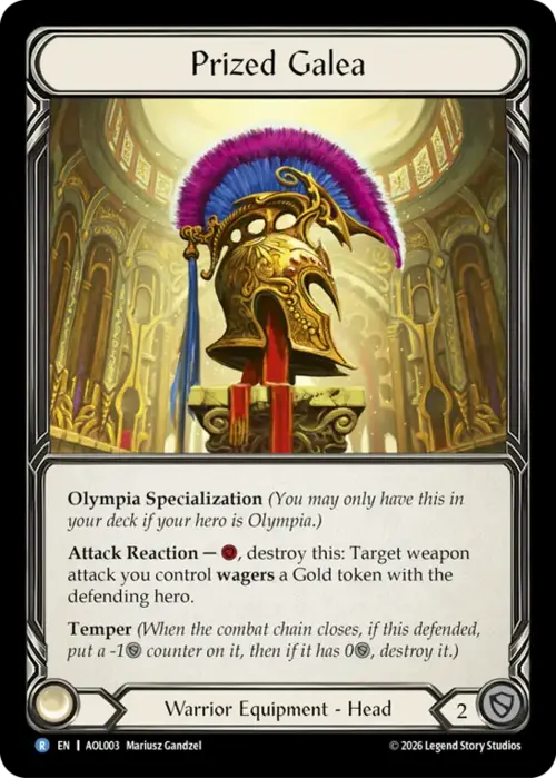 Galea Pregiata Card Front