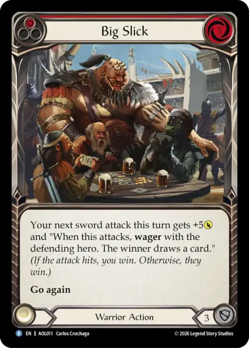 Big Slick Card Front