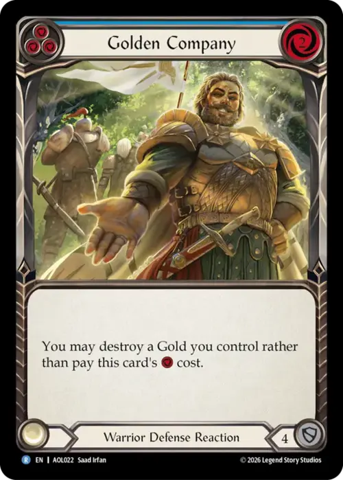 Golden Company Card Front