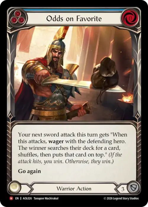 Odds on Favorite Card Front