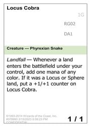 Locus Cobra · MagicCon Philadelphia 2023  RG02b