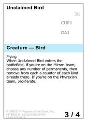 Unclaimed Bird · MagicCon Philadelphia 2023  CU04