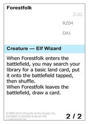 Forestfolk · MagicCon Philadelphia 2023  RZ04a