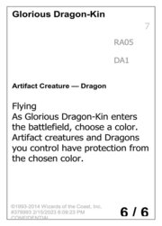 Glorious Dragon-Kin · MagicCon Philadelphia 2023  RA05a