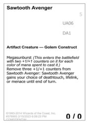 Sawtooth Avenger · MagicCon Philadelphia 2023  UA06b