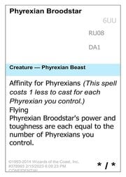 Phyrexian Broodstar · MagicCon Philadelphia 2023  RU08