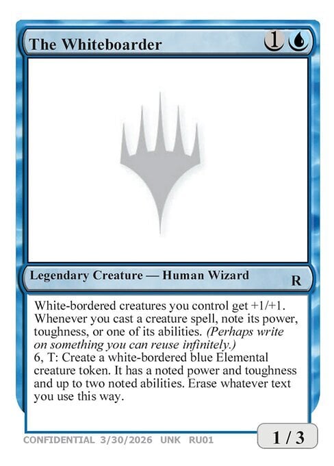 The Whiteboarder Card Front