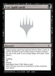 Fear (split card) // Loathing · MagicCon Vegas 2026 CB02c