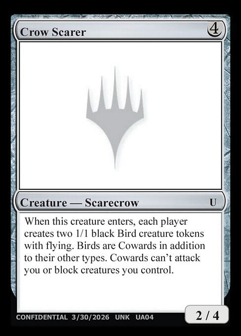 Crow Scarer Card Front