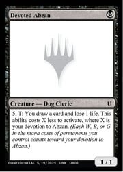 Devoted Abzan · MagicCon Vegas 2025 UB01