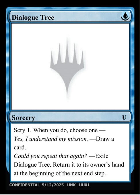 Dialogue Tree Card Front