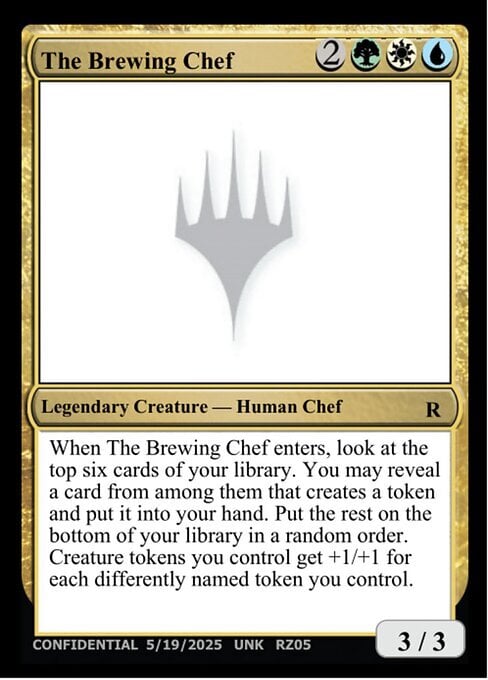 The Brewing Chef Card Front