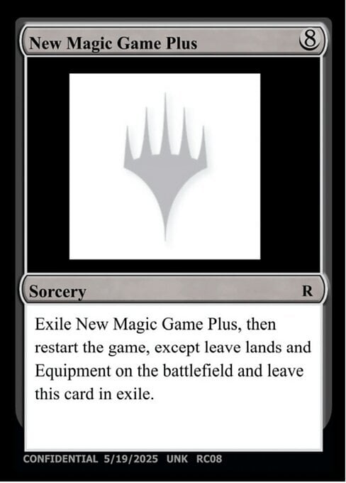 New Magic Game Plus Card Front