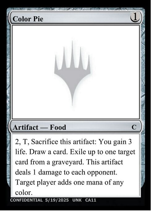 Color Pie Card Front