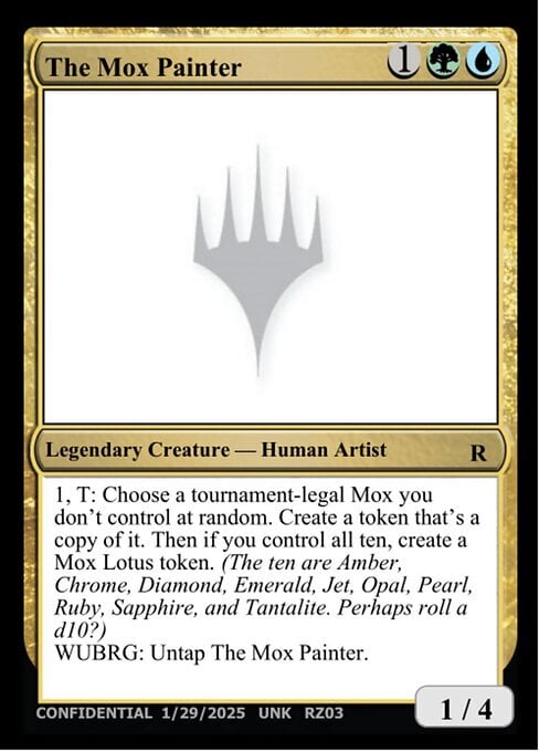 The Mox Painter Frente
