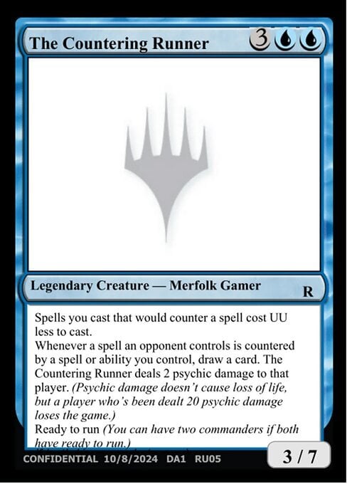The Countering Runner Card Front