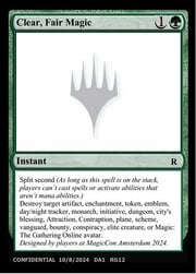 Clear, Fair Magic · MagicCon Vegas 2024 RG12b