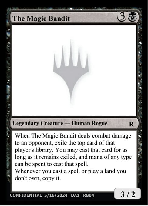 The Magic Bandit Card Front