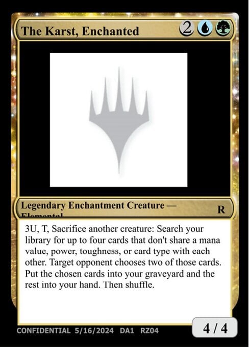 The Karst, Enchanted Card Front