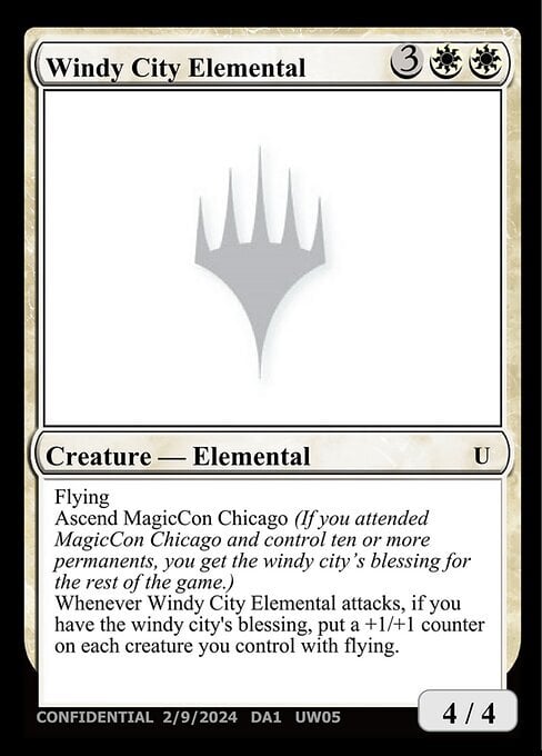 Windy City Elemental Card Front