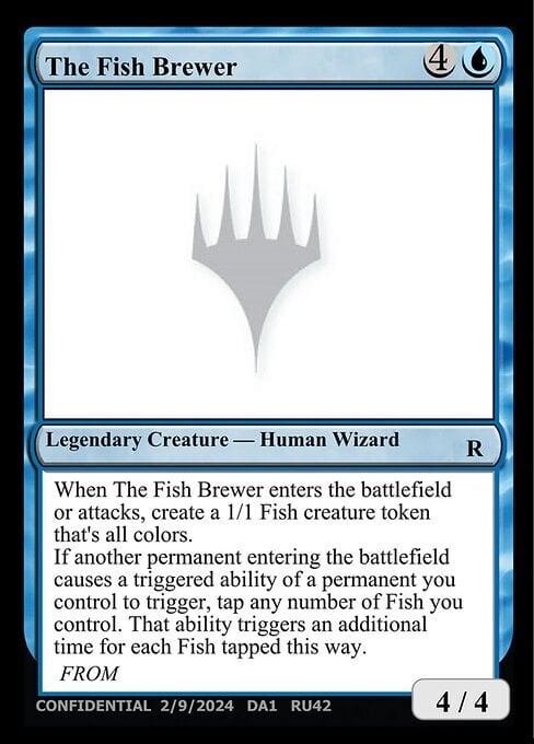 The Fish Brewer Card Front