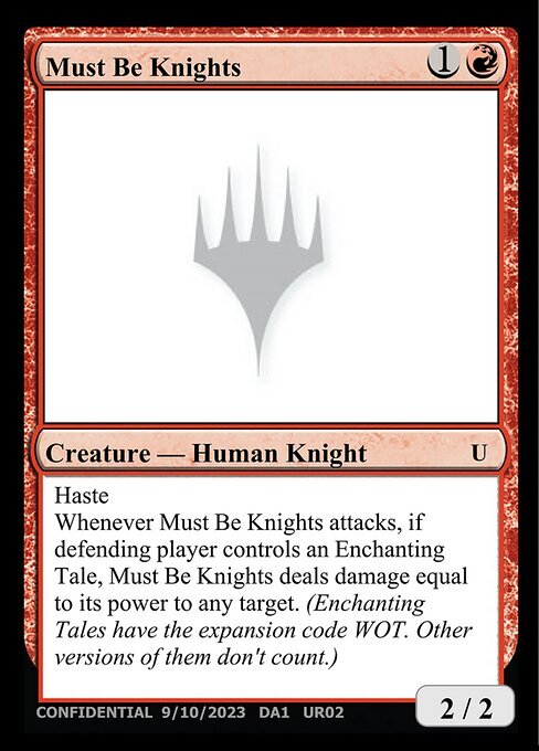 Must Be Knights Frente