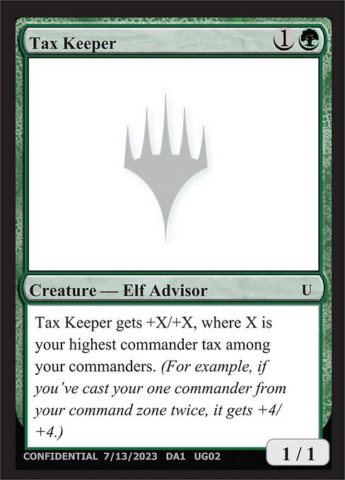 Tax Keeper Card Front
