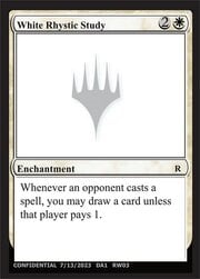 White Rhystic Study · MagicCon Barcelona 2023 RW03f