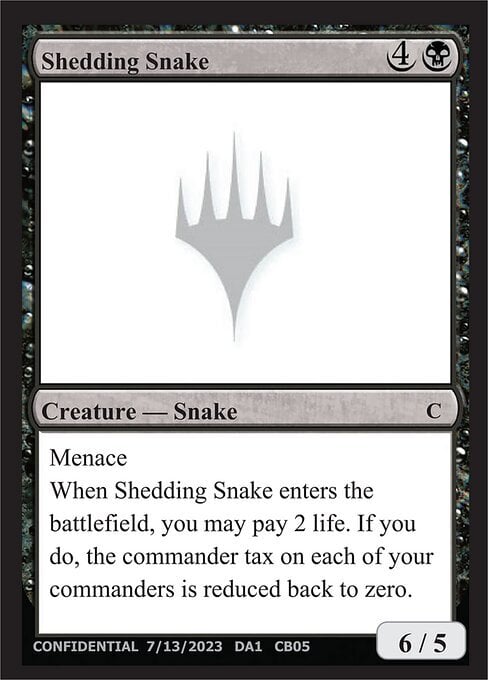 Shedding Snake Card Front