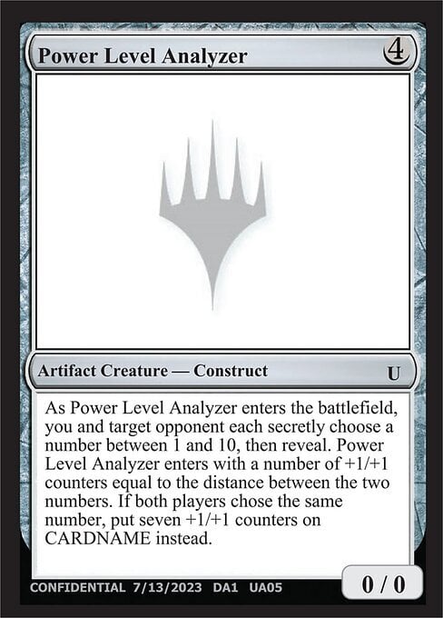 Power Level Analyzer Card Front