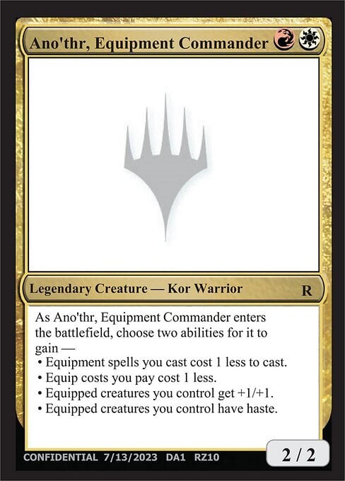 Ano'thr, Equipment Commander Card Front