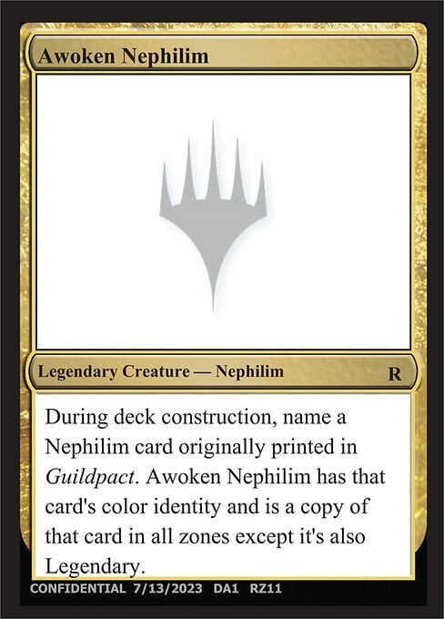 Awoken Nephilim Card Front