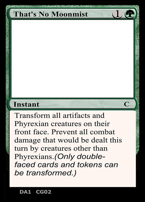 That's No Moonmist Card Front