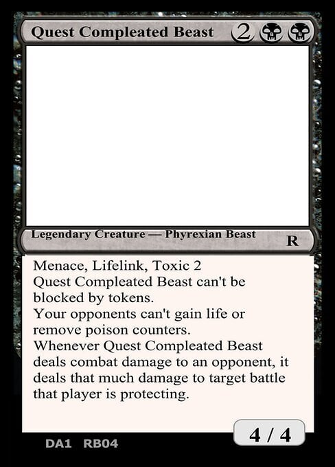 Quest Compleated Beast Card Front