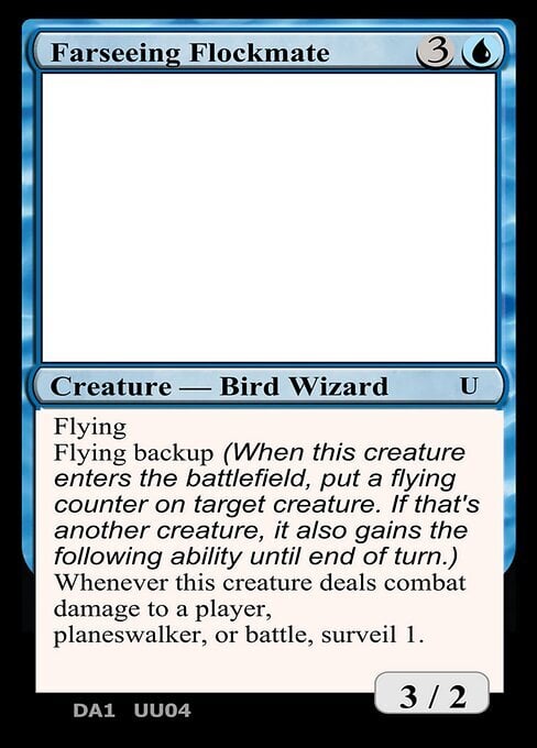 Farseeing Flockmate Card Front