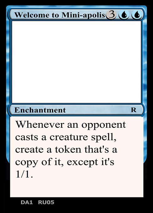 Welcome to Mini-apolis Card Front