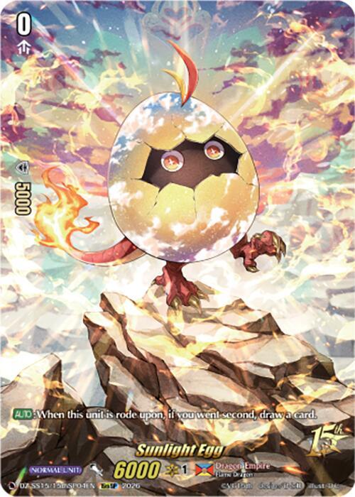 Sunlight Egg Card Front