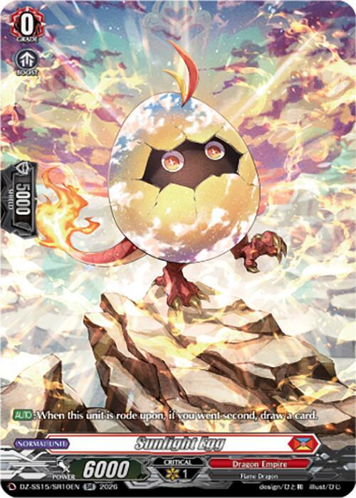 Sunlight Egg Card Front
