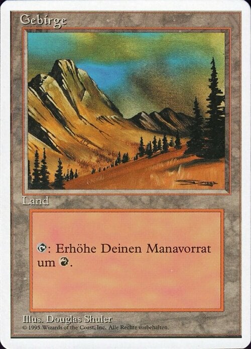 Mountain Card Front