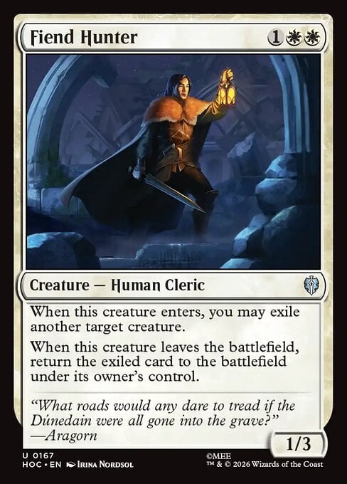Fiend Hunter Card Front