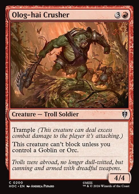 Olog-hai Crusher Card Front