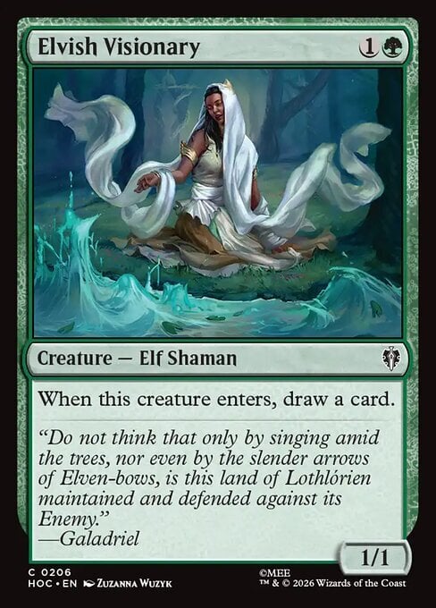 Elfa Visionaria Card Front