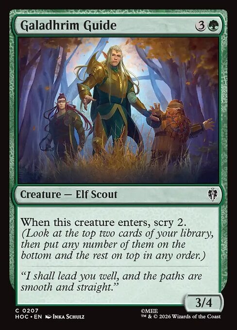 Guida Galadhrim Card Front